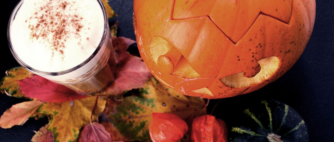 Rezept mit MCT Öl - Halloween Rocket Latte